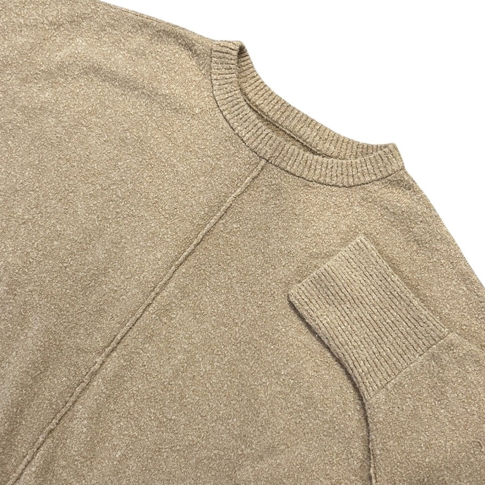 Lou & Grey LOFT Cozy Tan Marled Knit Oversized Dolman Sweater M/L 508170